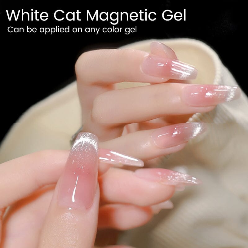 White Cat Magnetic Gel 15ml Gel Nail Polish UR SUGAR 