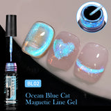 Ocean Blue Cat Magnetic Line Gel 5ml