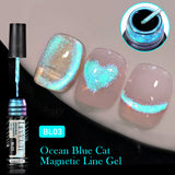 Ocean Blue Cat Magnetic Line Gel 5ml