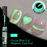 Ocean Blue Cat Magnetic Line Gel 5ml