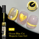 Ocean Blue Cat Magnetic Line Gel 5ml