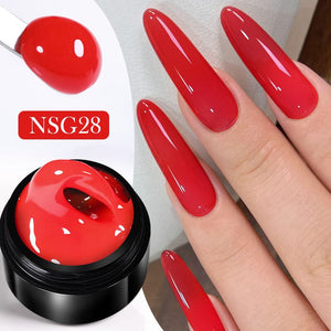 Jelly Non Stick Hand Extension Gel NSG28 15ml Gel Nail Polish BORN PRETTY 