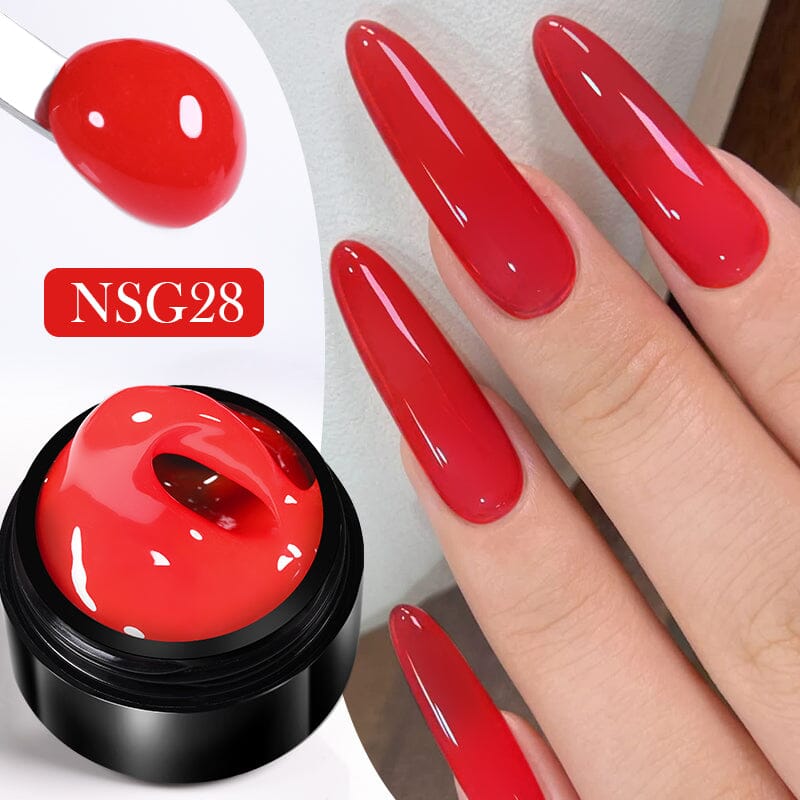 Jelly Non Stick Hand Extension Gel NSG28 15ml Gel Nail Polish BORN PRETTY 