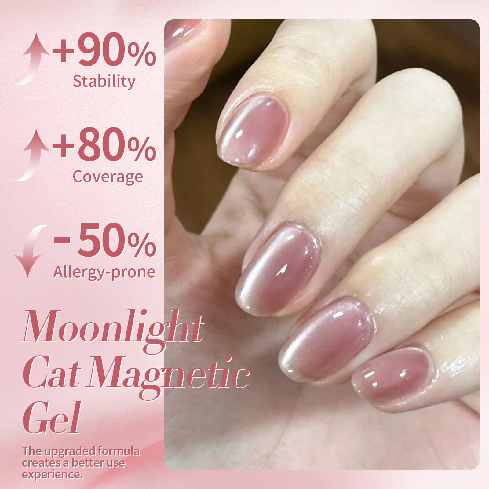 Moonlight Cat Magnetic Gel Polish Dried-rose 15ml Gel Nail Polish BORN PRETTY 