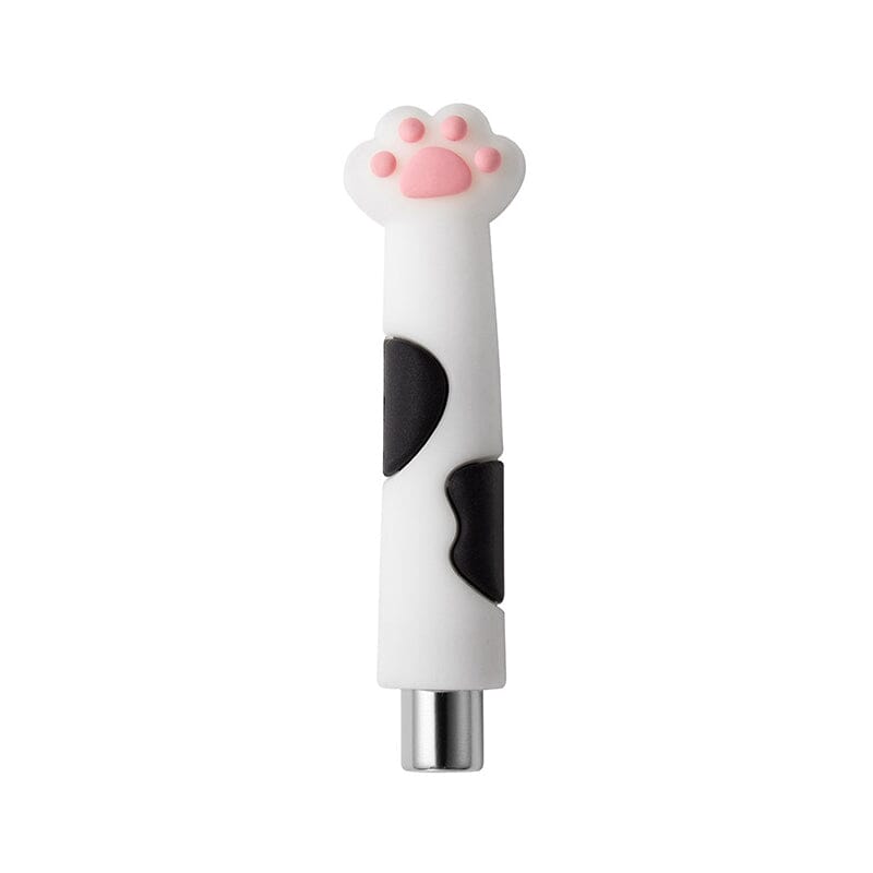Cylindrical Magnetic Stick Cute Cat Paw Handle White Tools & Accessories No Brand 