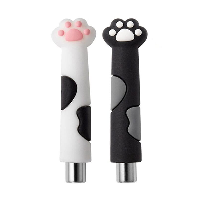 Cylindrical Magnetic Stick Cute Cat Paw Handle Black Tools & Accessories No Brand 