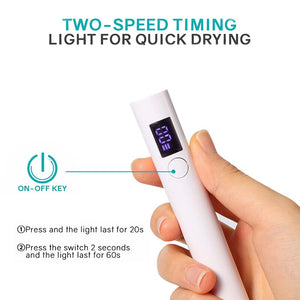 Handheld Mini Nail Lamp Tools & Accessories No Brand 