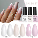 3pcs 7ml Color Gel Polish Set Gel Nail Polish LILYCUTE 41 