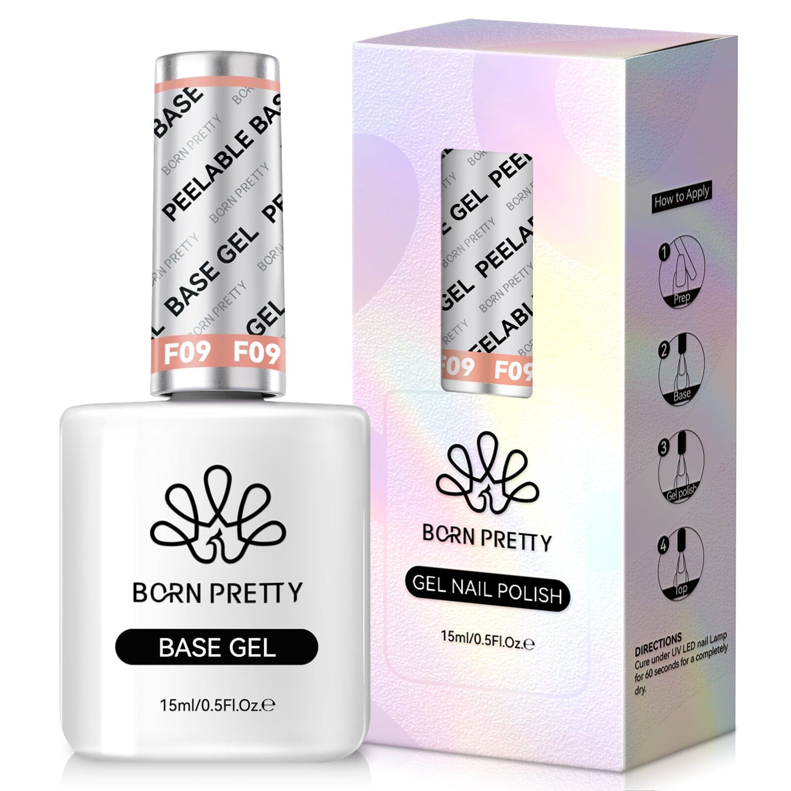Peelable Base Gel 15ml Gel Nail Polish BORN PRETTY 