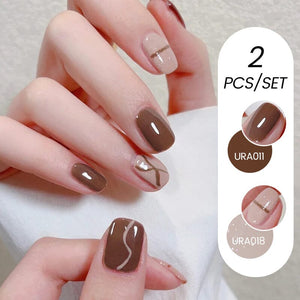 2pcs Color Gel Set 15ml Gel Nail Polish UR SUGAR 15 