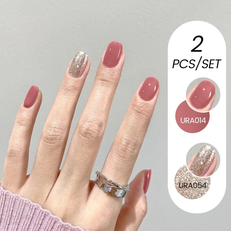 2pcs Color Gel Set 15ml Gel Nail Polish UR SUGAR 18 