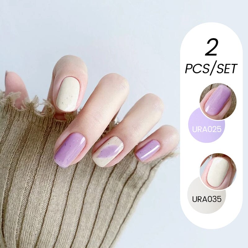 2pcs Color Gel Set 15ml Gel Nail Polish UR SUGAR 25 