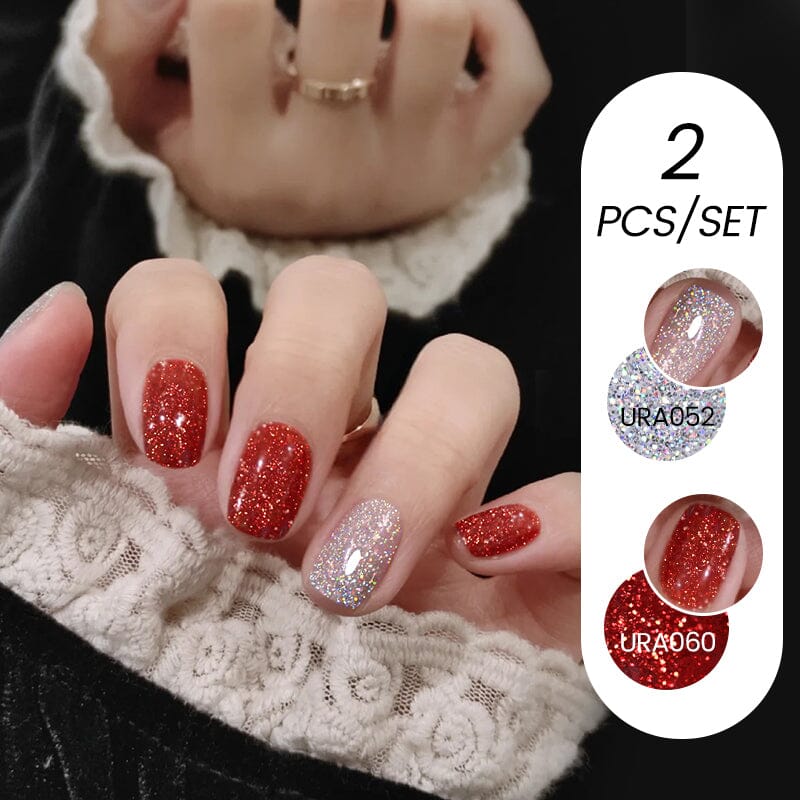 2pcs Color Gel Set 15ml Gel Nail Polish UR SUGAR 34 