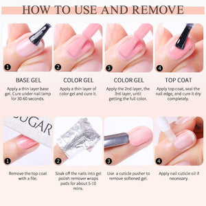 2pcs Color Gel Set 15ml Gel Nail Polish UR SUGAR 