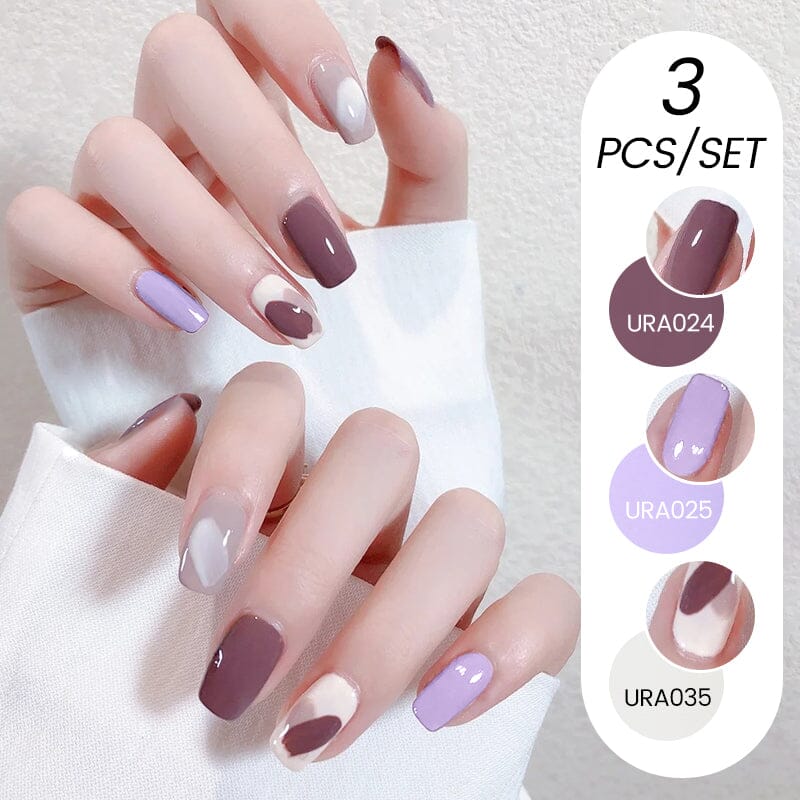 3pcs Color Gel Set 15ml Gel Nail Polish UR SUGAR 17 