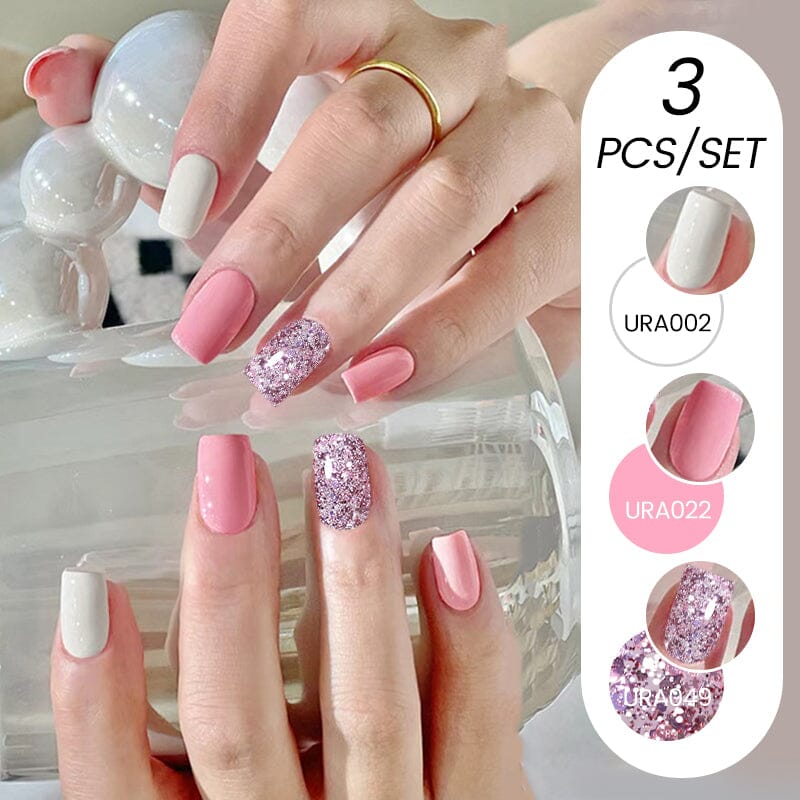 3pcs Color Gel Set 15ml Gel Nail Polish UR SUGAR 05 