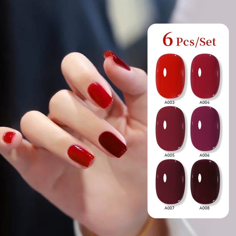 6pcs 15ml Nail Gel Set Gel Nail Polish UR SUGAR Set 07 