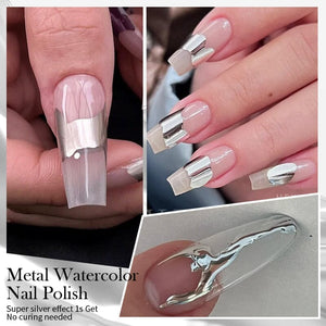 Metal Watercolor Nail Polish 10ml Nail Polish BORN PRETTY 