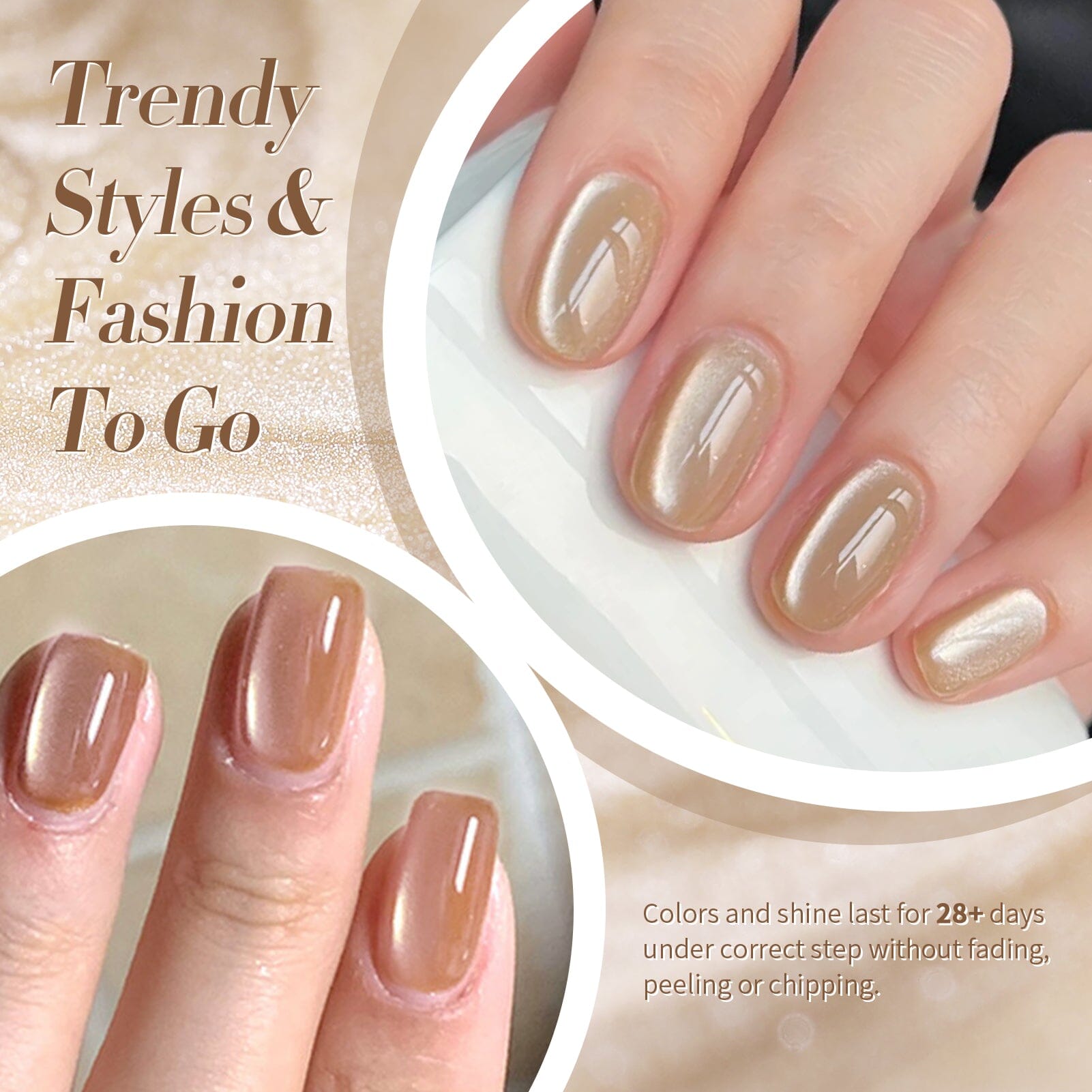 6 Colors Moonlight Cat Magnetic Gel Polish Set 7ml Gel Nail Polish BORN PRETTY 