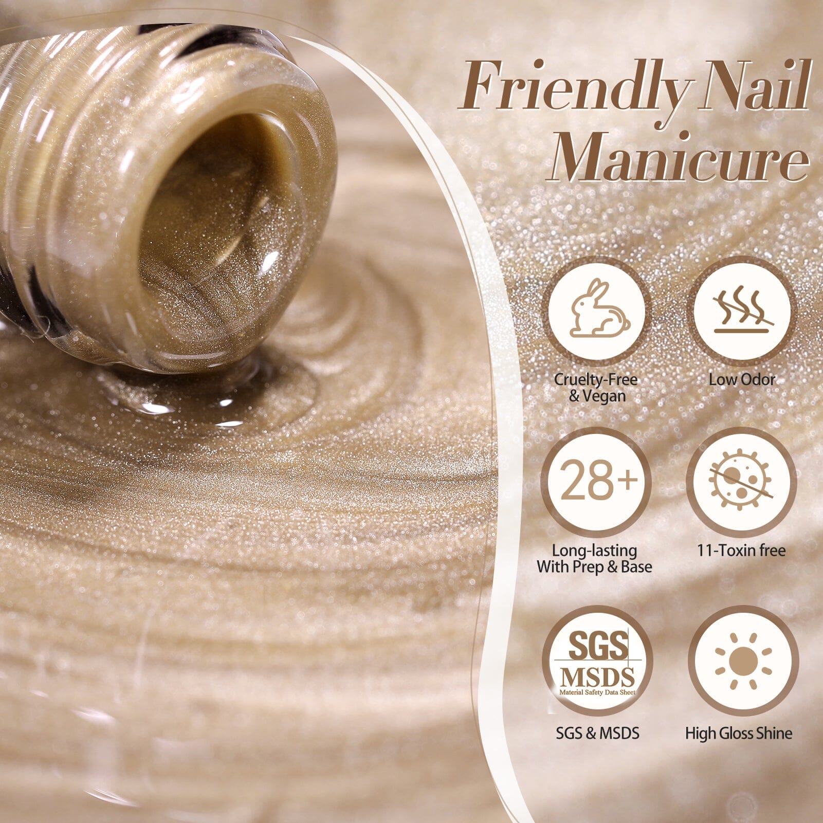 6 Colors Moonlight Cat Magnetic Gel Polish Set 7ml Gel Nail Polish BORN PRETTY 