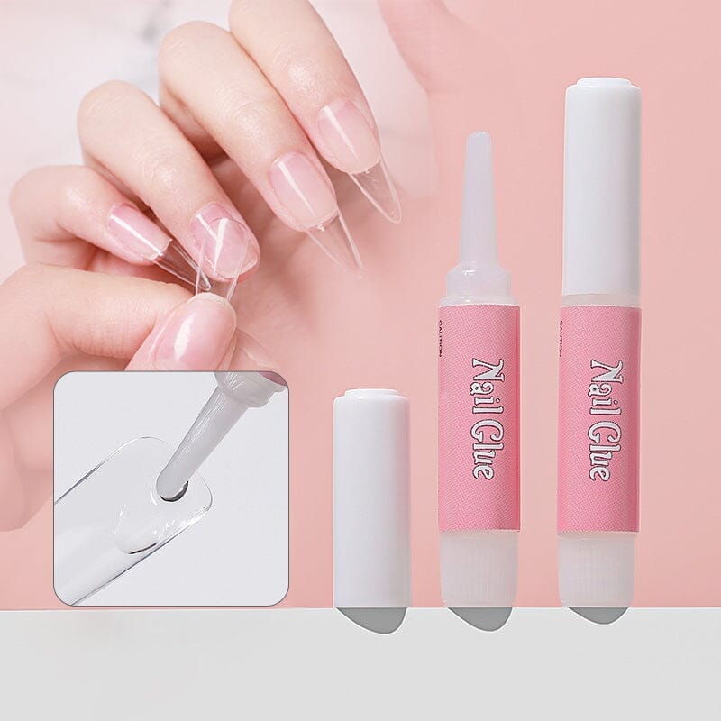 5pcs Nail Glue 2g Nail Tips No Brand 