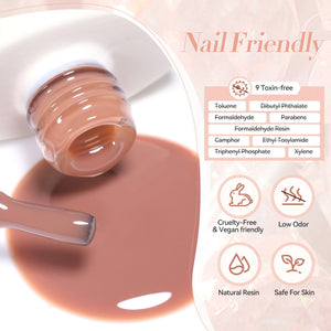 [$0.1 Flash Sale] Milky Jelly Gel Polish #18 Blush Pink 15ml Gel Nail Polish BORN PRETTY 