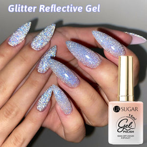 Glitter Reflective Gel 15ml Gel Nail Polish UR SUGAR 
