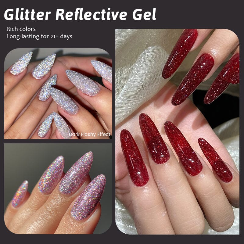 Glitter Reflective Gel 15ml Gel Nail Polish UR SUGAR 