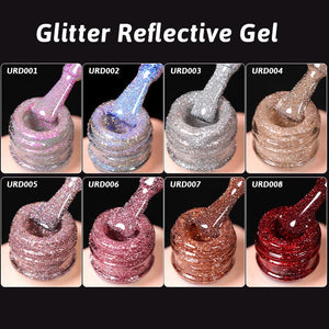 Glitter Reflective Gel 15ml Gel Nail Polish UR SUGAR 