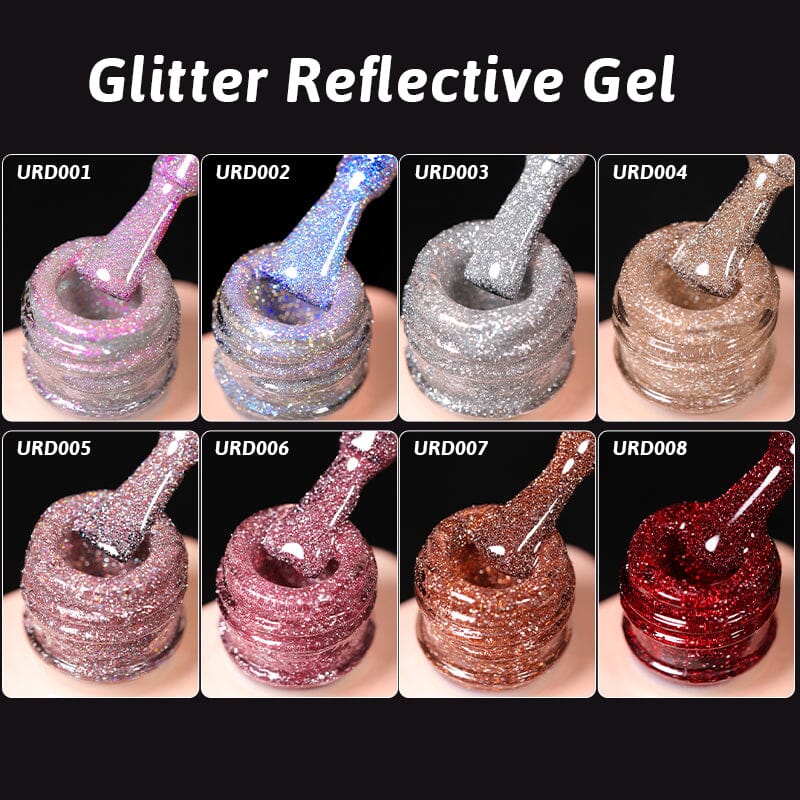 Glitter Reflective Gel 15ml Gel Nail Polish UR SUGAR 
