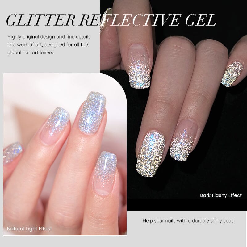 Glitter Reflective Gel 15ml Gel Nail Polish UR SUGAR 