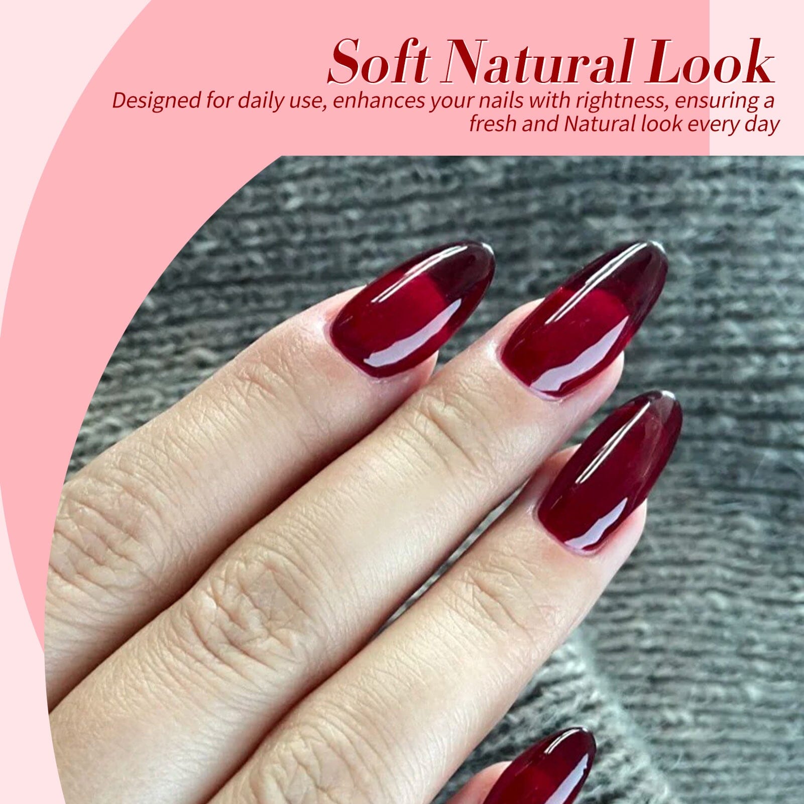 4 Colors Ruby Rose Jelly Gel Polish Set 7ml Gel Nail Polish BORN PRETTY 