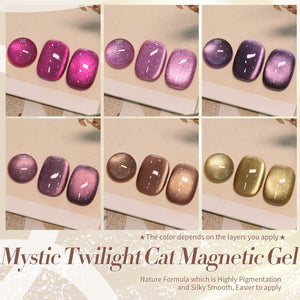 6 Colors Cat Magnetic Gel Mystic Twilight 7ml Gel Nail Polish BORN PRETTY 