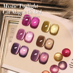6 Colors Cat Magnetic Gel Mystic Twilight 7ml Gel Nail Polish BORN PRETTY 
