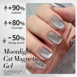 Moonlight Cat Magnetic Gel - Gray 15ml Gel Nail Polish BORN PRETTY 