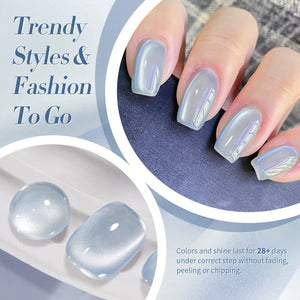 Blue Moonlight Cat Magnetic Gel 15ml Gel Nail Polish BORN PRETTY 