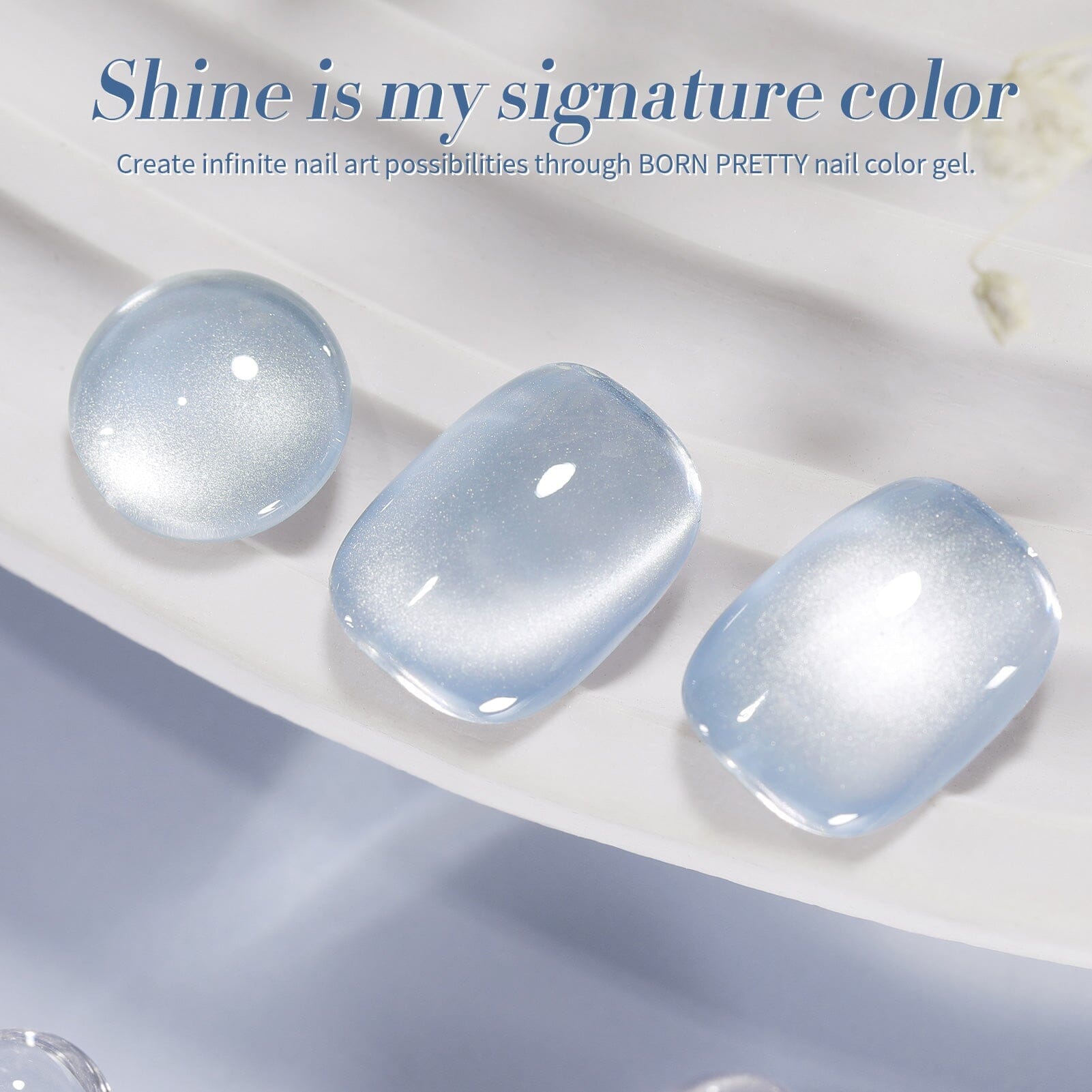 Blue Moonlight Cat Magnetic Gel 15ml Gel Nail Polish BORN PRETTY 