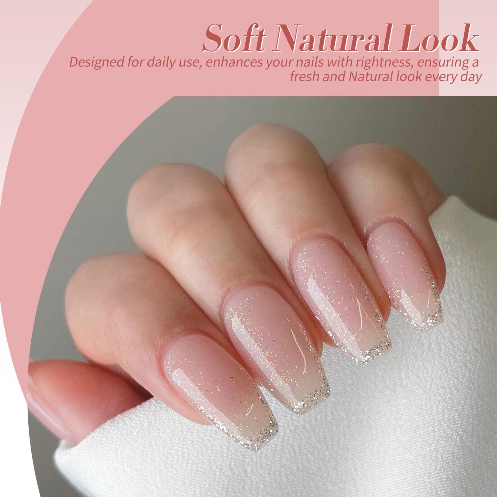 6 Colors Jelly Gel Polish Set Pink Veil 7ml Gel Nail Polish BORN PRETTY 