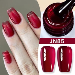 Red Jelly Gel Polish JN85 10ml Gel Nail Polish BORN PRETTY 