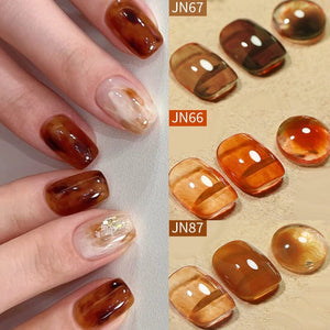 Brown Jelly Gel Polish JN87 10ml Gel Nail Polish BORN PRETTY 