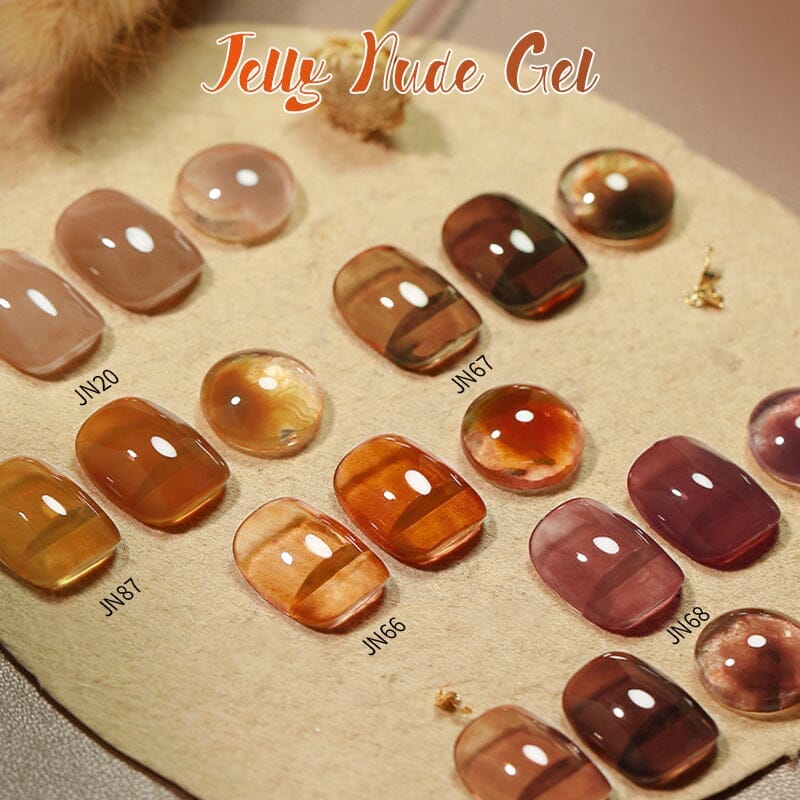 Brown Jelly Gel Polish JN87 10ml Gel Nail Polish BORN PRETTY 