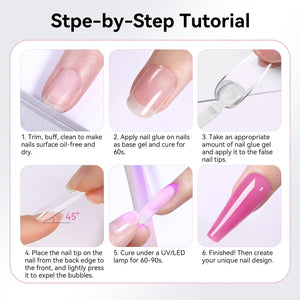 Nail Glue Gel for Tips 15ml Gel Nail Polish BORN PRETTY 
