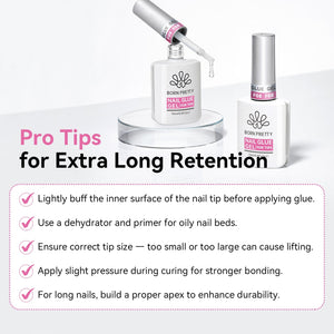 Nail Glue Gel for Tips 15ml Gel Nail Polish BORN PRETTY 