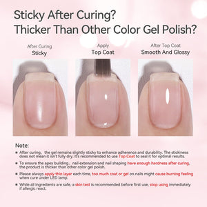 6 Colors 8 in 1 Builder Gel Polish Set 7ml Gel Nail Polish BORN PRETTY 