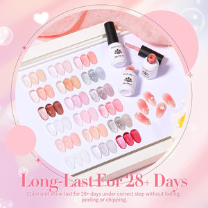 [US ONLY] 21Pcs Jelly Gel Polish Set Kits & Bundles BORN PRETTY 