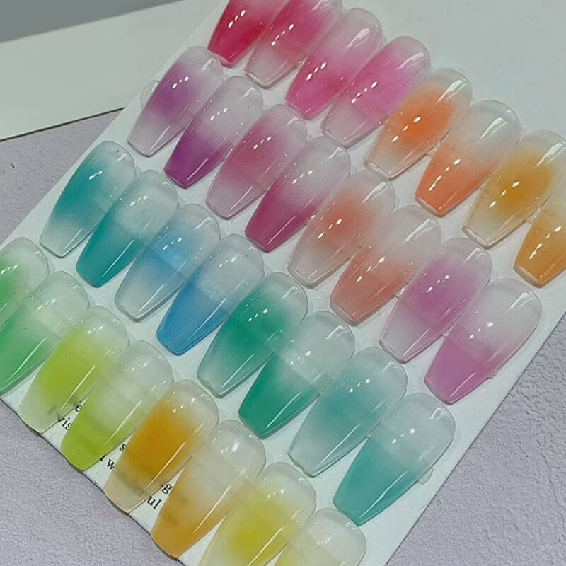 9 Grids Solid Ombre Nail Powder Nail Powder No Brand 