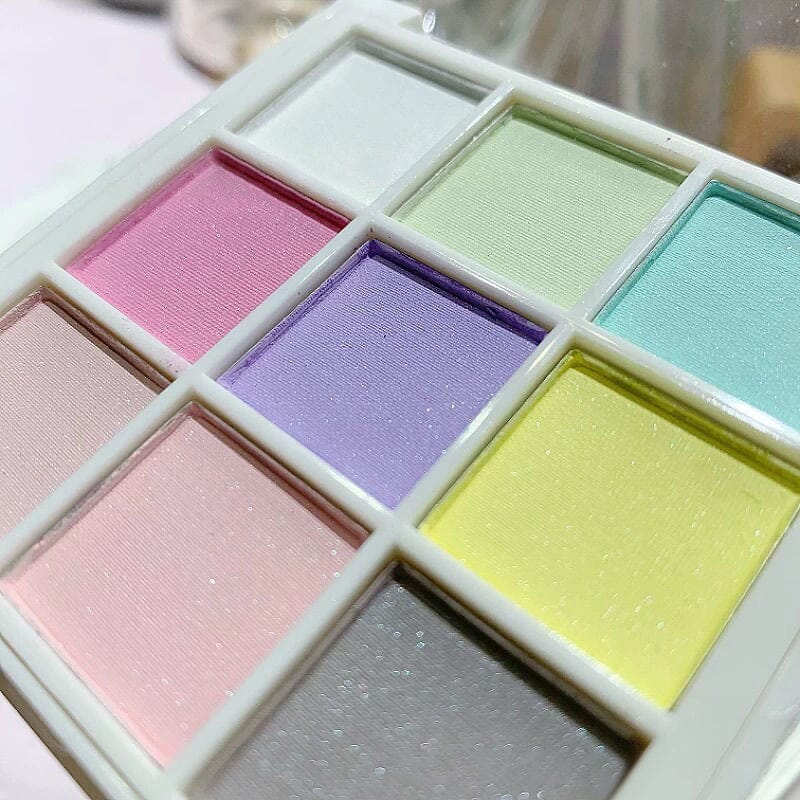 9 Grids Solid Ombre Nail Powder Nail Powder No Brand 