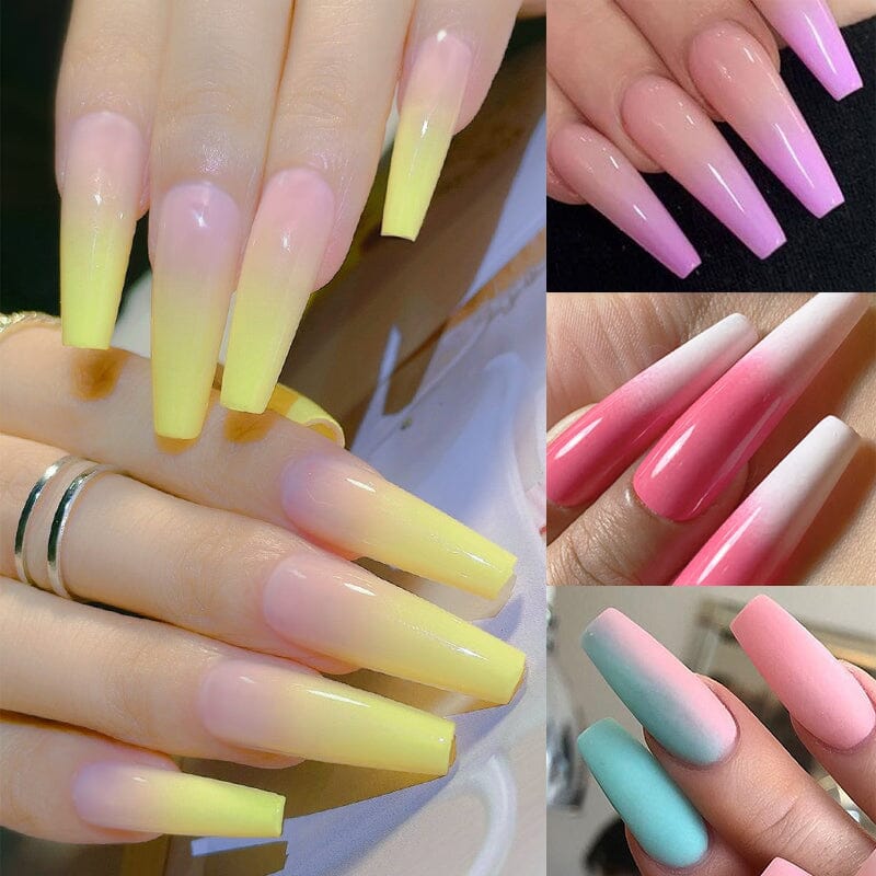 9 Grids Solid Ombre Nail Powder Nail Powder No Brand 