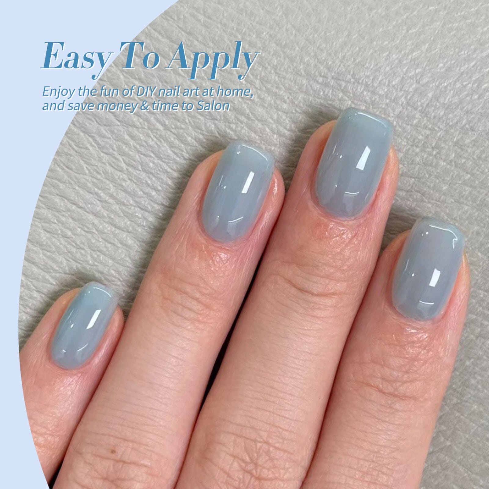 6 Colors Jelly Gel J34 Misty Blue 7ml – BORN PRETTY