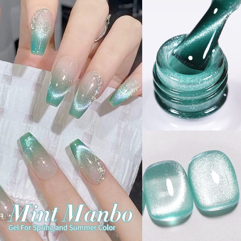 6 Colors Mint Manbo Gel Polish Set 01 10ml Gel Nail Polish BORN PRETTY 
